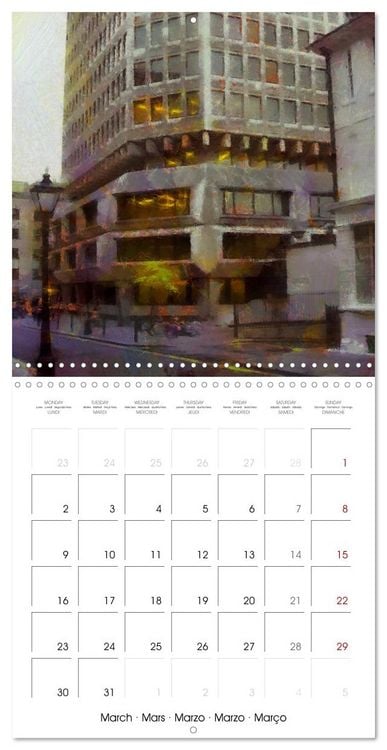 Produktbild: Brutalist Architecture of London (Wall Calendar 2026 12 &times; 12 Inch) CALVENDO 12 Month Wall Calendar