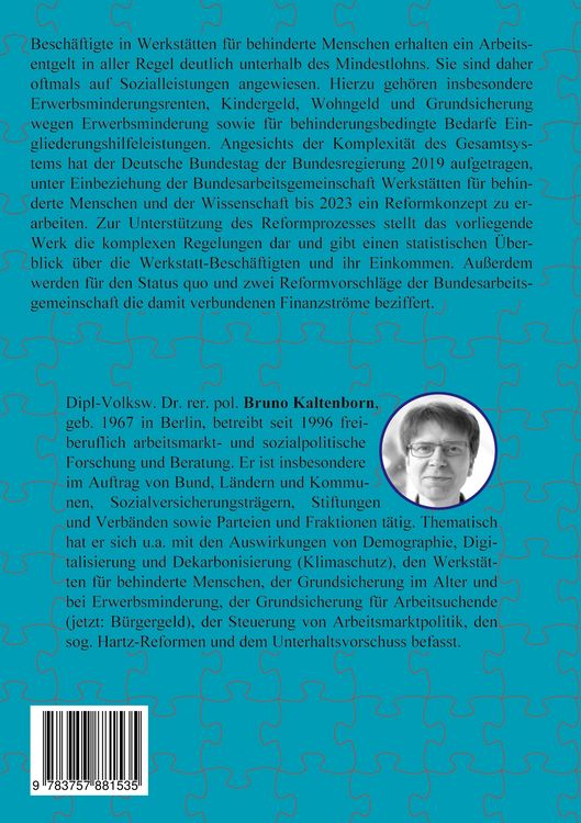 Produktbild: Existenzsicherung von Werkstatt-Besch&auml;ftigten