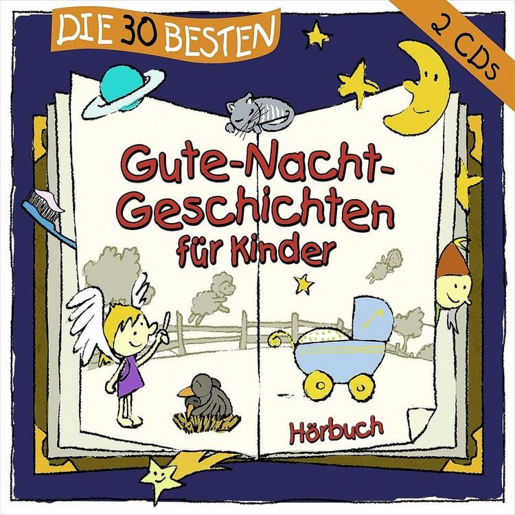 Produktbild: Die 30 besten Gute-Nacht-Geschichten f&uuml;r Kinder