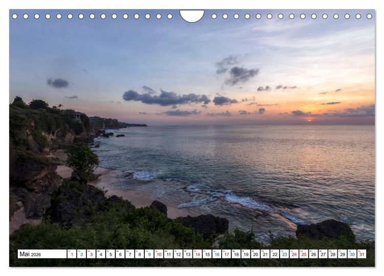 Produktbild: Bali, tropisches Inselparadies in Indonesien (Wandkalender 2026 DIN A4 quer), CALVENDO Monatskalender