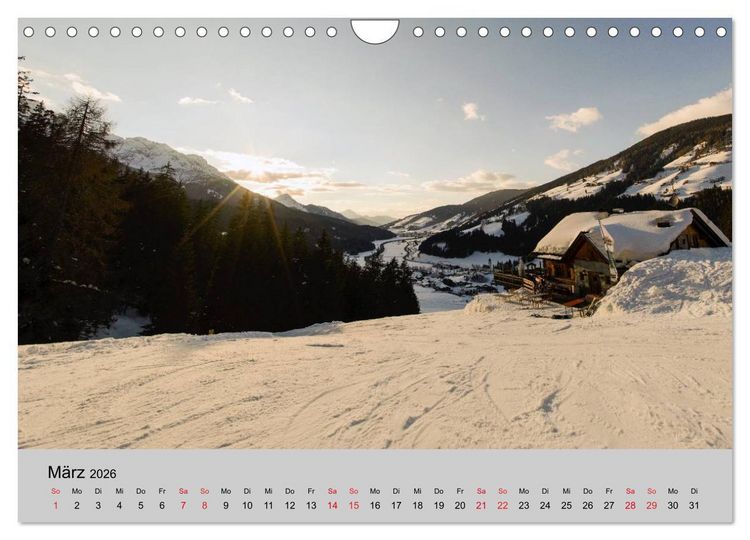 Produktbild: S&uuml;dtiroler Bergwelten - Die monti pallidi, Idylle die fast unwirklich erscheint (Wandkalender 2026 DIN A4 quer), CALVENDO Monatskalender