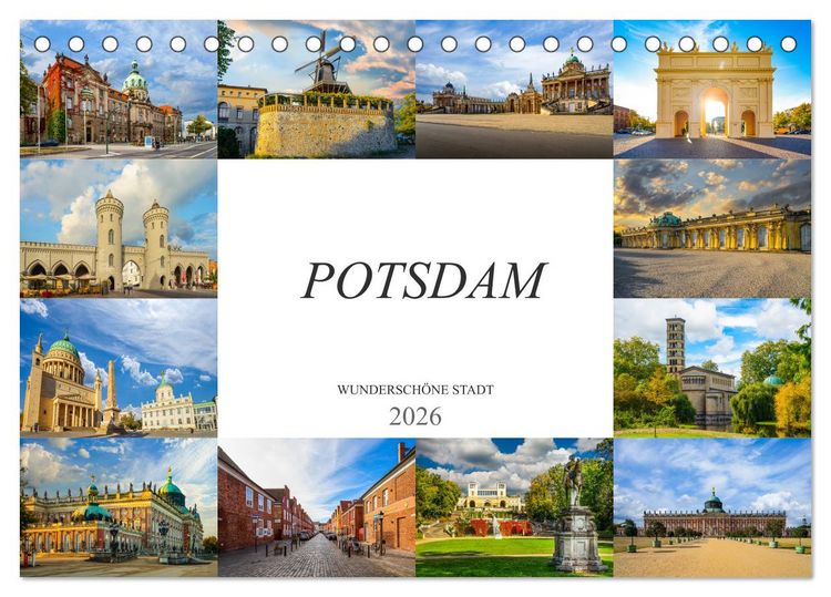 Produktbild: Potsdam Wundersch&ouml;ne Stadt (Tischkalender 2026 DIN A5 quer), CALVENDO Monatskalender