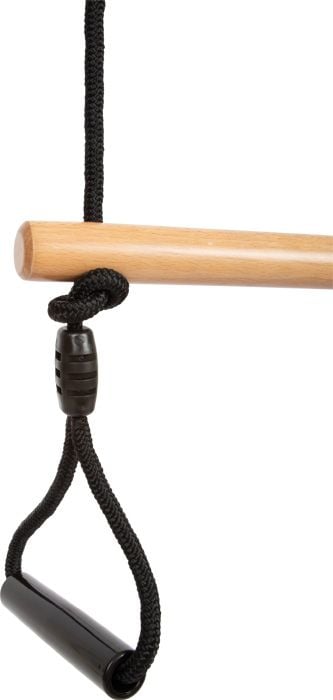 Produktbild: small foot 12409 - Trapezschaukel mit Turnringen Black Line