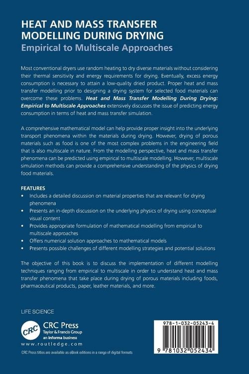Produktbild: Heat and Mass Transfer Modelling During Drying