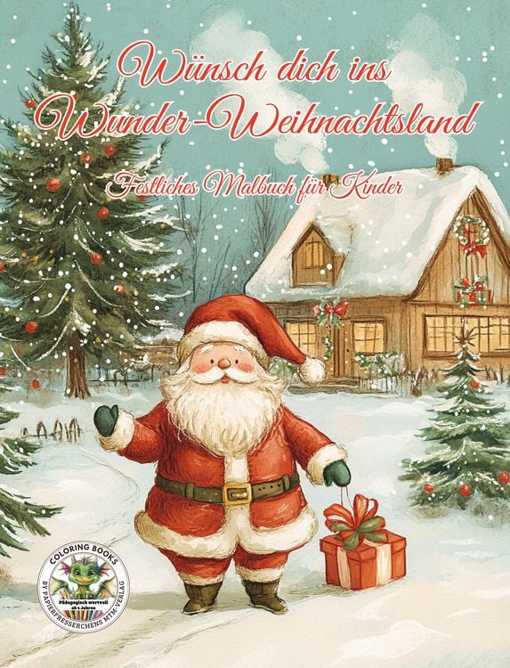 Produktbild: W&uuml;nsch dich ins Wunder-Weihnachtsland ... Festliches Malbuch f&uuml;r Kinder