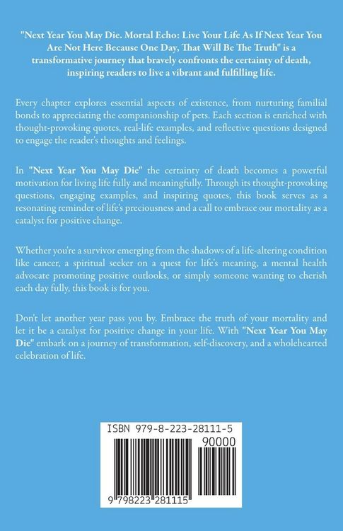 Produktbild: Next Year You May Die. Mortal Echo