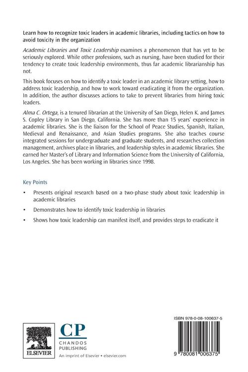 Produktbild: Academic Libraries and Toxic Leadership