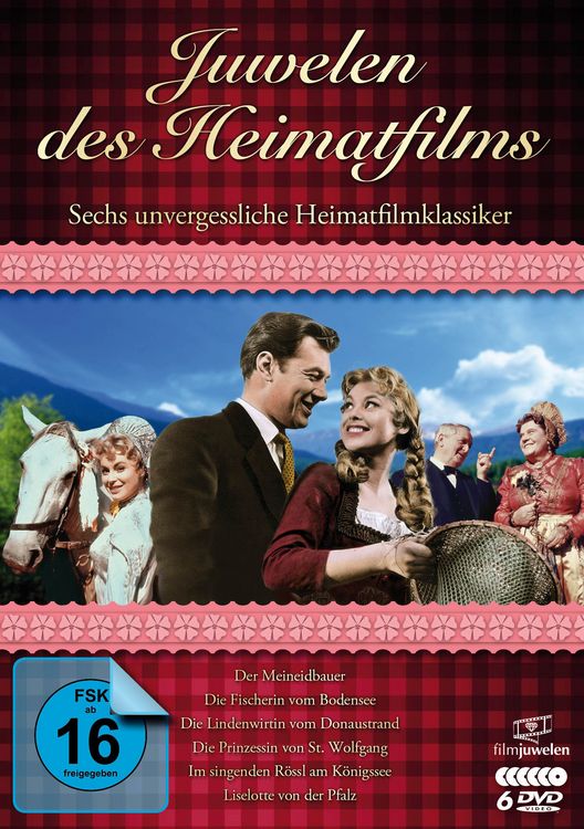 Produktbild: Juwelen des Heimatfilms - Sechs unvergessliche Heimatfilmklassiker [6 DVDs]
