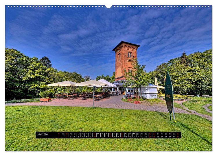Produktbild: Wiesbaden Aquis Mattiacis (hochwertiger Premium Wandkalender 2026 DIN A2 quer), Kunstdruck in Hochglanz