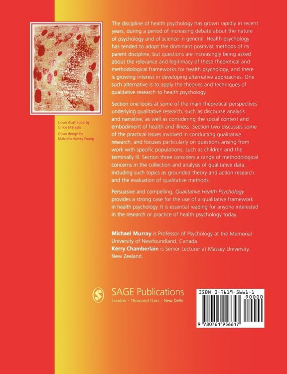 Produktbild: Qualitative Health Psychology