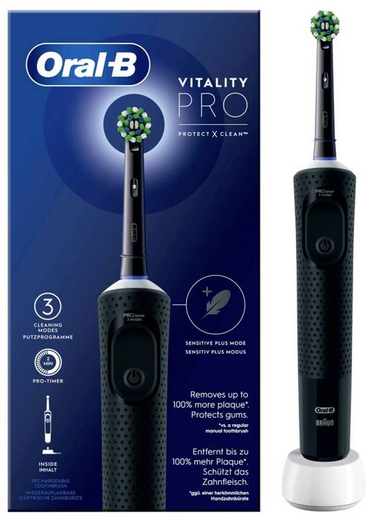 Produktbild: Oral-B Vitality Pro D103 Hangable 427063 Elektrische Zahnb&uuml;rste Schwarz