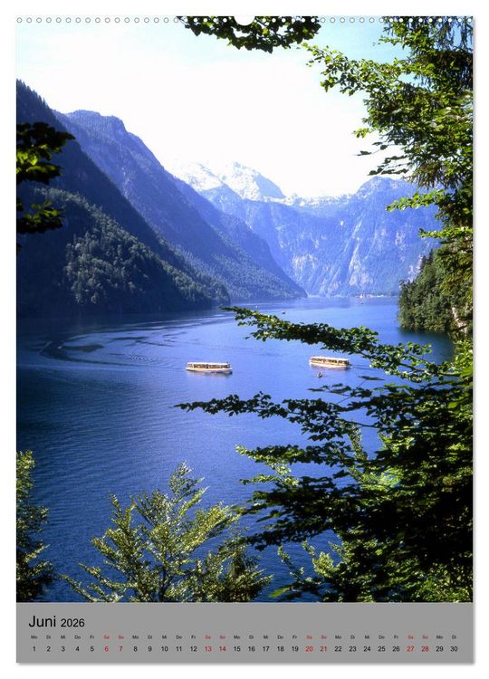 Produktbild: Wundersch&ouml;nes Berchtesgadener Land (Wandkalender 2026 DIN A2 hoch), CALVENDO Monatskalender