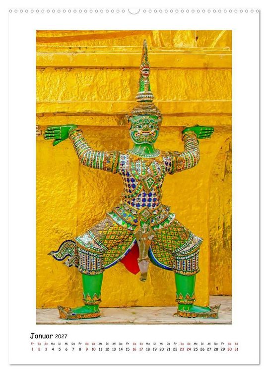 Produktbild: Grand Palace - ber&uuml;hmteste Sehensw&uuml;rdigkeit Bangkoks (Wandkalender 2027 DIN A2 hoch), CALVENDO Monatskalender