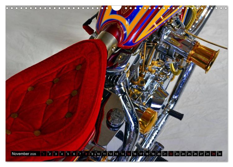 Produktbild: Harley Classic Chopper (Wandkalender 2026 DIN A3 quer), CALVENDO Monatskalender