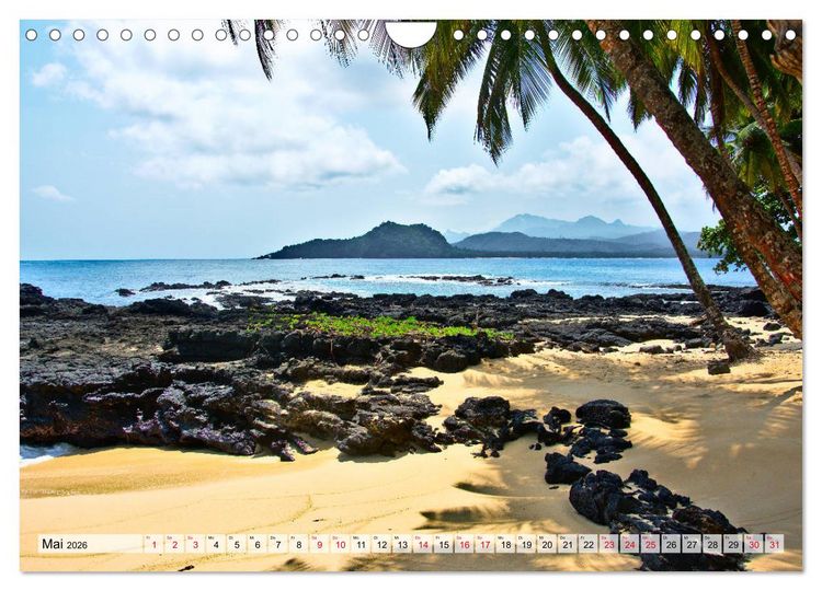Produktbild: S&atilde;o Tom&eacute; - Inselparadies am &Auml;quator (Wandkalender 2026 DIN A4 quer), CALVENDO Monatskalender