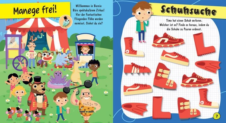 Produktbild: Bunte Bilderr&auml;tsel f&uuml;r Schlauk&ouml;pfe. Labyrinthe, Suchbilder, Memory, Puzzles, Sudokus, Fehler finden u.v.m. f&uuml;r Kinder ab 6 Jahren