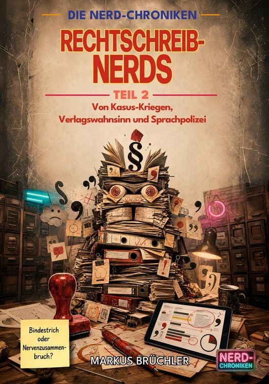 Produktbild: Die Liga der Rechtschreib-Nerds Band 2: Zwischen Verlagswahnsinn, Zeitreisen und F&auml;lle f&uuml;rs Leben