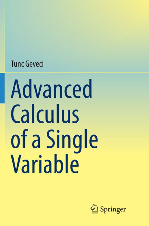 Produktbild: Advanced Calculus of a Single Variable