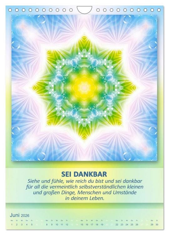 Produktbild: Light Energy Mandalas - Kalender - Vol. 1 (Wandkalender 2026 DIN A4 hoch), CALVENDO Monatskalender