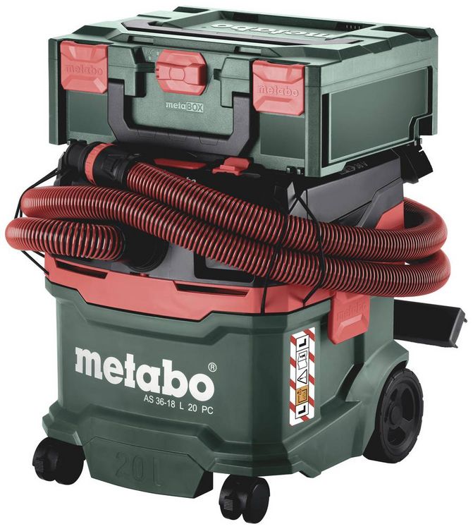 Produktbild: Metabo AS 36-18L 20 PC 602071850 Akku-Sauger 20l ohne Akku, ohne Ladeger&auml;t