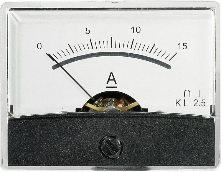 Produktbild: VOLTCRAFT AM-60X46/15A/DC AM-60X46/15A/DC Einbau-Messger&auml;t AM-60X46/15A/DC 15A Drehspule