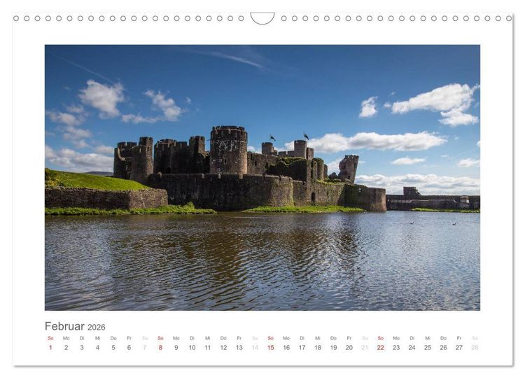Produktbild: Wales / AT-Version (Wandkalender 2026 DIN A3 quer), CALVENDO Monatskalender