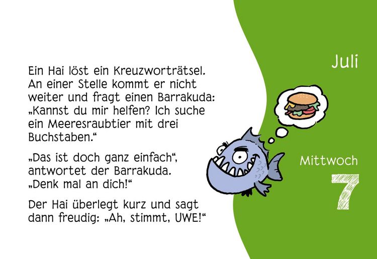Produktbild: Kinder-Witze zum Ablachen! 2027: Mein Kalender f&uuml;r jeden Tag