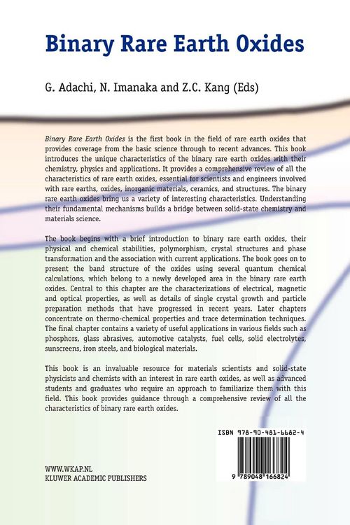Produktbild: Binary Rare Earth Oxides