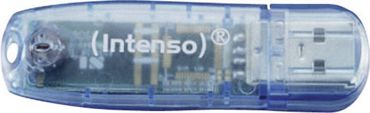 Produktbild: Intenso Rainbow Line USB-Stick 4 GB Blau 3502450 USB-A (USB 2.0)
