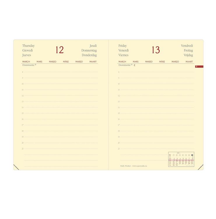 Produktbild: DAILY POCKET PRE vz ML Silk marine El 2027