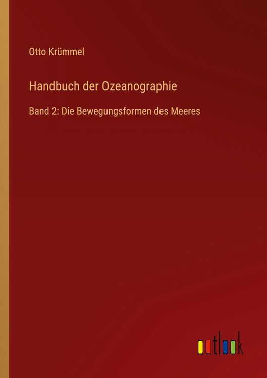 Produktbild: Handbuch der Ozeanographie