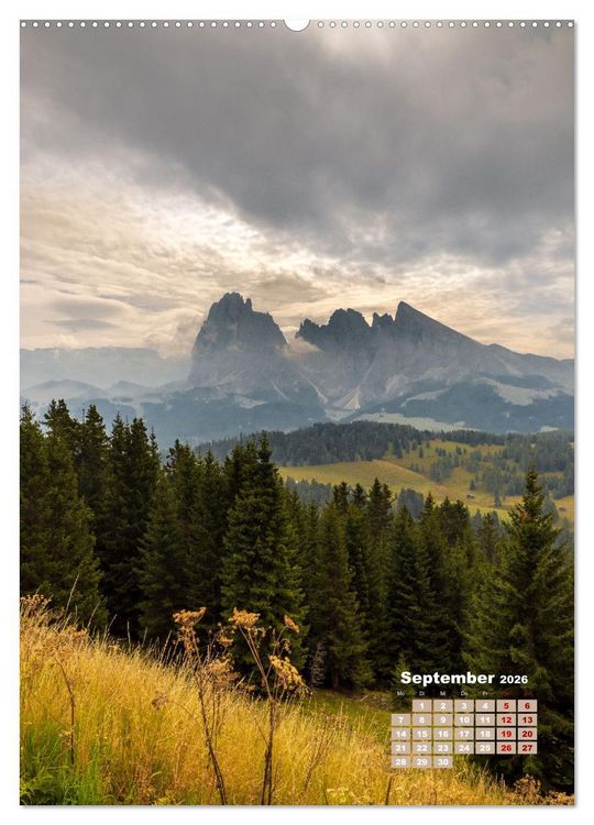 Produktbild: Dolomiten, ein Meer aus Bergen by VogtArt (Wandkalender 2026 DIN A2 hoch), CALVENDO Monatskalender