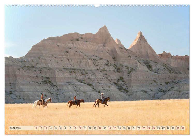 Produktbild: Sioux Im Lande von Sitting Bull (Wandkalender 2026 DIN A2 quer), CALVENDO Monatskalender