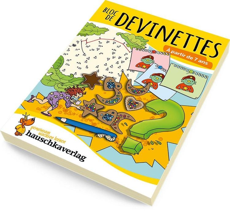 Produktbild: Bloc de casse-t&ecirc;tes et livre activite 7 ans : Des &eacute;nigmes color&eacute;es pour la maternelle - cahier activite 5 ans labyrinthe, sudoku, etc pour stimuler