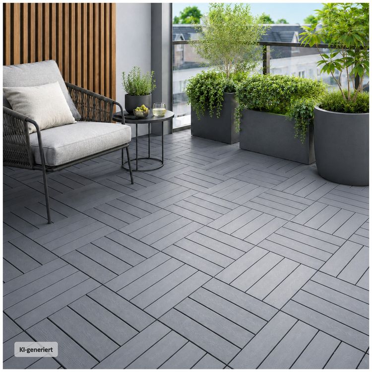 Produktbild: HTI-Living HTI-Living Bodenplatte 9-teilig Nessa Klick HTI-Living Bodenplatte 9-teilig Nessa Klick