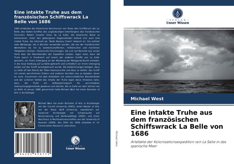Produktbild: Eine intakte Truhe aus dem franz&ouml;sischen Schiffswrack La Belle von 1686