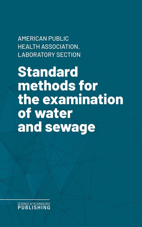 Produktbild: Standard methods for the examination of water and sewage