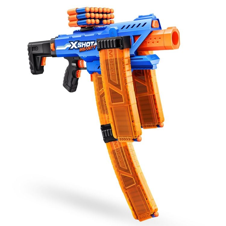 Produktbild: ZURU XSHOT - Insanity Clip Blaster motorisiert mit Darts