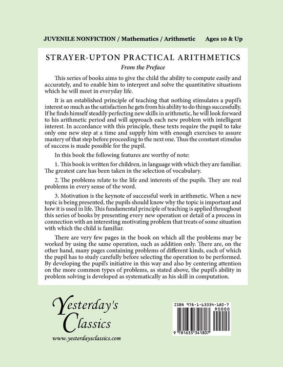 Produktbild: Strayer-Upton Practical Arithmetics BOOK 2, Part 4 (Yesterday's Classics)