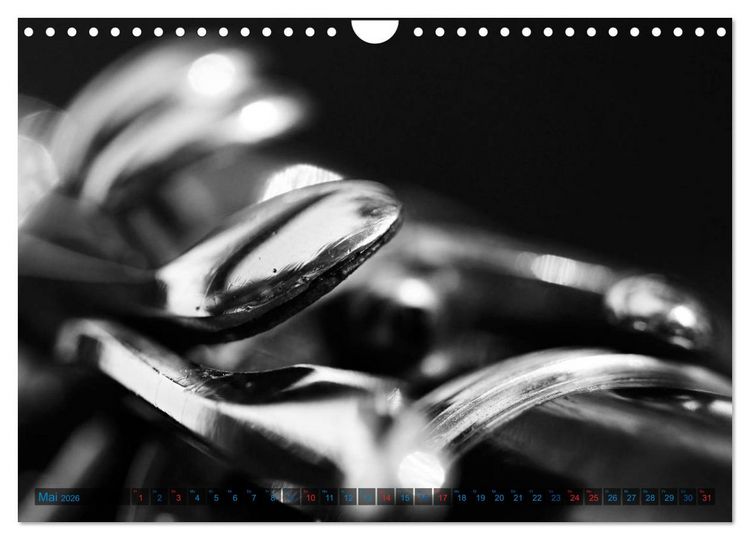 Produktbild: Klarinette - close up (Wandkalender 2026 DIN A4 quer), CALVENDO Monatskalender