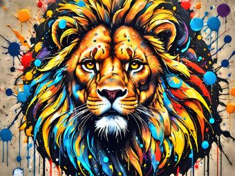 Produktbild: CALVENDO Puzzle L&ouml;we | 1000 Teile Lege-Gr&ouml;&szlig;e 64x48cm Foto-Puzzle f&uuml;r gl&uuml;ckliche Stunden