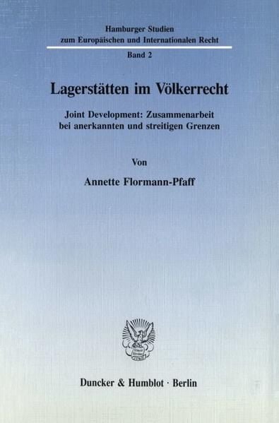 Produktbild: Lagerst&auml;tten im V&ouml;lkerrecht.