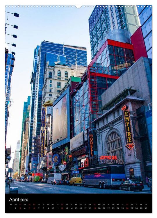 Produktbild: New York - Blickwinkel (Wandkalender 2026 DIN A2 hoch), CALVENDO Monatskalender