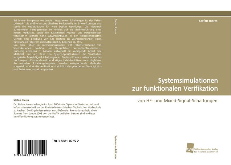 Produktbild: Systemsimulationen zur funktionalen Verifikation