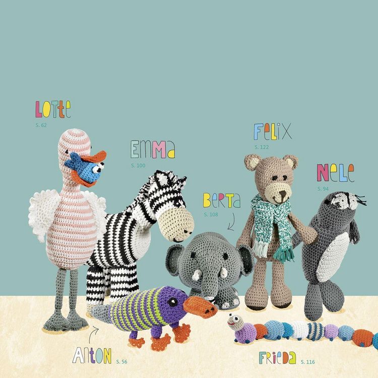 Produktbild: myboshi - Der kleine L&ouml;we Henri und seine geh&auml;kelten Freunde