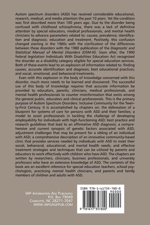 Produktbild: Autism Spectrum Disorders