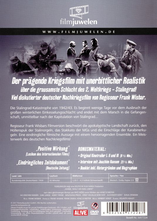 Produktbild: Hunde, wollt ihr ewig leben? - Die Schlacht um Stalingrad