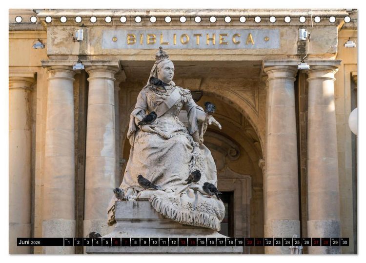 Produktbild: Valletta - Malta (Tischkalender 2026 DIN A5 quer), CALVENDO Monatskalender