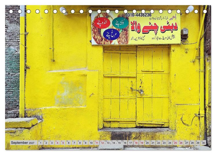Produktbild: Farbenfrohes Pakistan (Tischkalender 2027 DIN A5 quer), CALVENDO Monatskalender