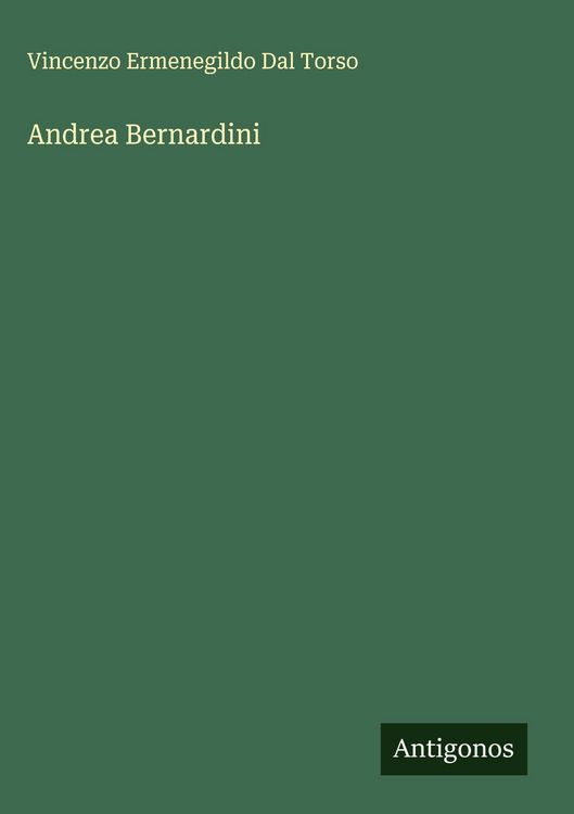 Produktbild: Andrea Bernardini
